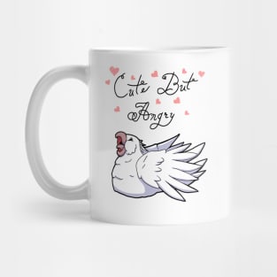 Cute But Angry (White tiel) Mug